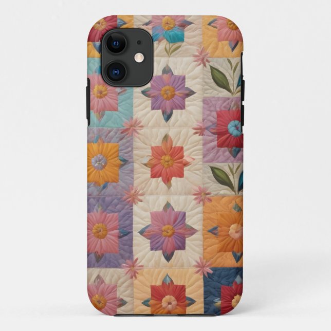 Blumenmuster Case-Mate iPhone Hülle (Rückseite)