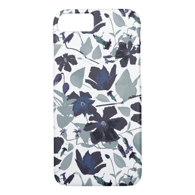 Blumenmuster Case-Mate iPhone Hülle (Rückseite)