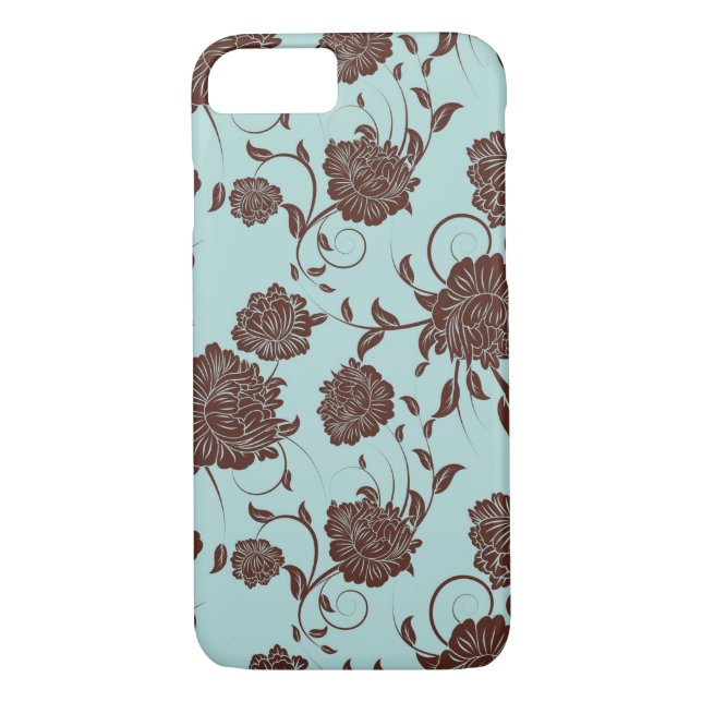 Blumenmuster Case-Mate iPhone Hülle (Rückseite)