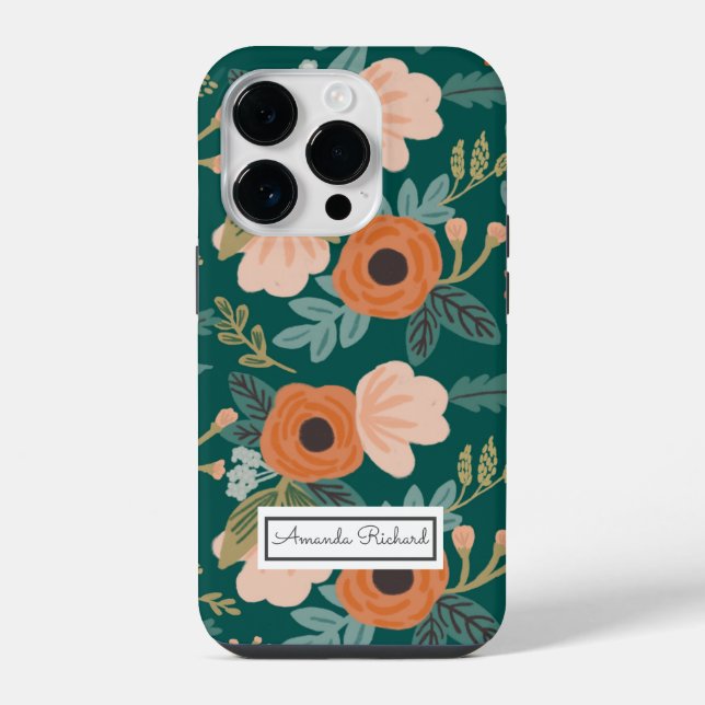 Blumenmuster Case-Mate iPhone-Hülle iPhone 14 Pro Hülle (Rückseite)