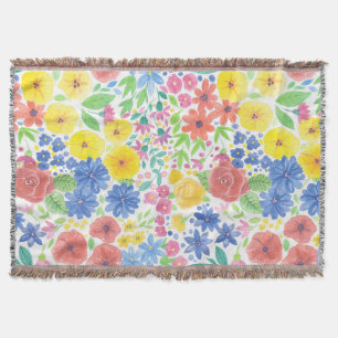 Blumenmuster Decke