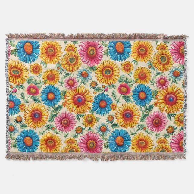 Blumenmuster Decke (Vorderseite)