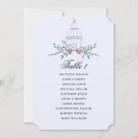 Blumenmuster der Birdcage. Blaue Hochzeit-Blume