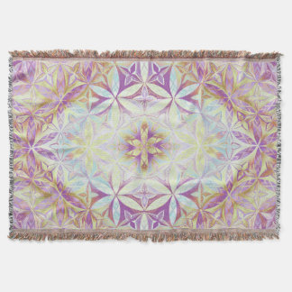 Blumenmuster des Lebens Decke