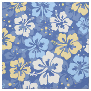 Blumenmuster des tropischen hawaiianischen Hibisku Stoff