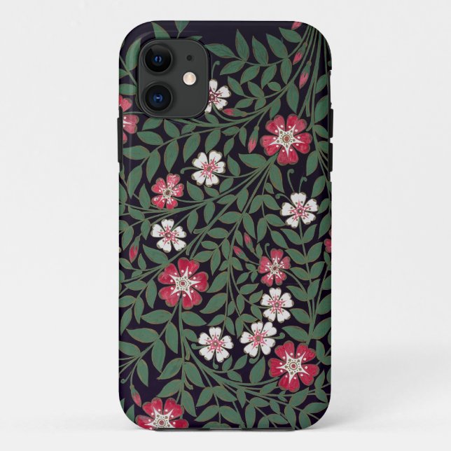 Blumenmuster durch J. Owen, 1863 Case-Mate iPhone Hülle (Rückseite)