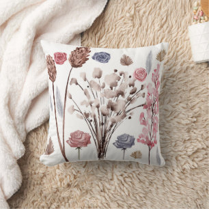 Blumenmuster - Elegantes und künstlerisches Design Kissen