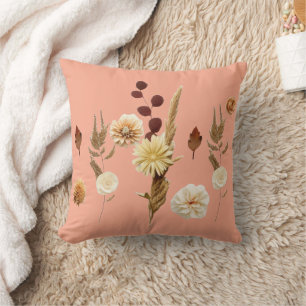 Blumenmuster - Elegantes und künstlerisches Design Kissen
