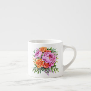 Blumenmuster espressotasse