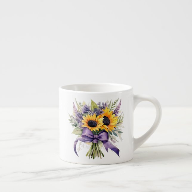 Blumenmuster  espressotasse (Rechts)