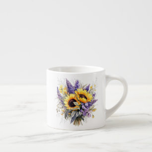 Blumenmuster espressotasse