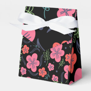 Blumenmuster farbenfroh schön geschenkschachtel