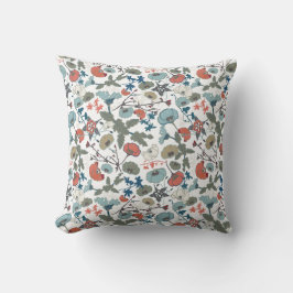 Blumenmuster farbenfrohe Joyful Blue Orange Blume Kissen
