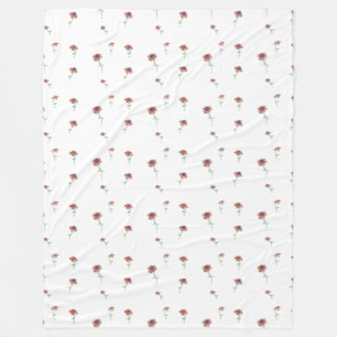 Blumenmuster-Fleece-Decke Fleecedecke