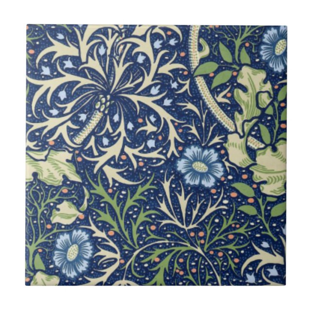 Blumenmuster Fliese (Vorderseite)