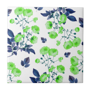 Blumenmuster fliese