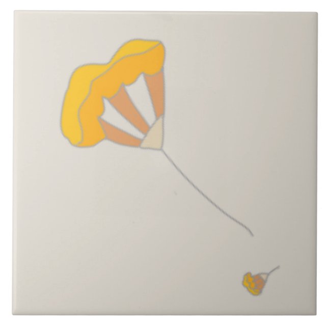 Blumenmuster Fliese (Vorderseite)