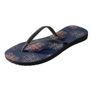 Blumenmuster Flip Flops