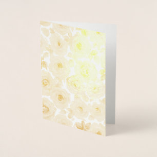 Blumenmuster Folienkarte