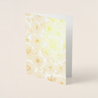Blumenmuster Folienkarte