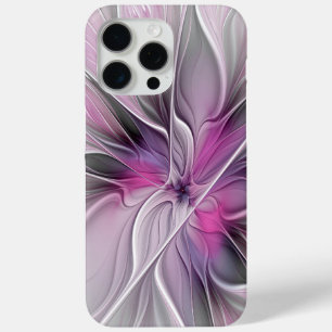Blumenmuster Fraktal Moderne Abstrakte Blume Rosa  Case-Mate iPhone Hülle