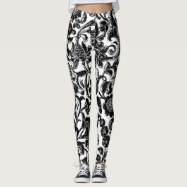 Blumenmuster Full Leggings