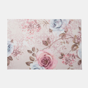 Blumenmuster Fußmatte