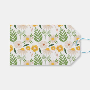 Blumenmuster Geschenkanhänger