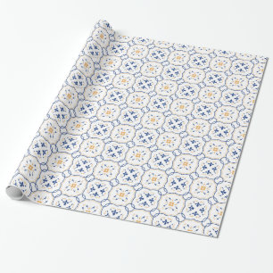 Blumenmuster Geschenkpapier