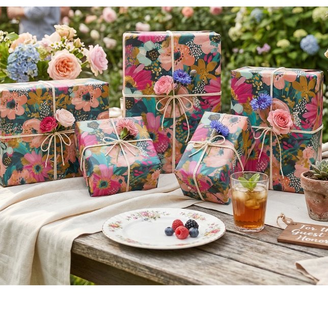 Blumenmuster   geschenkpapier (Von Creator hochgeladen)