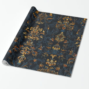 Blumenmuster Geschenkpapier