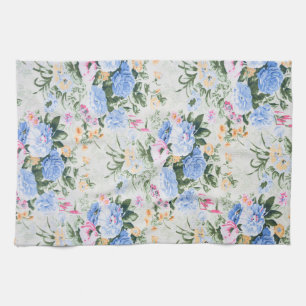 Blumenmuster Geschirrtuch