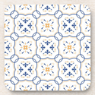 Blumenmuster Getränkeuntersetzer