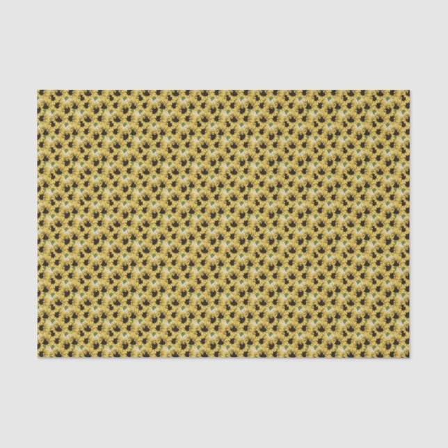 Blumenmuster-Gewebe für Sommersonnenblumen Seidenpapier (Vorderseite)