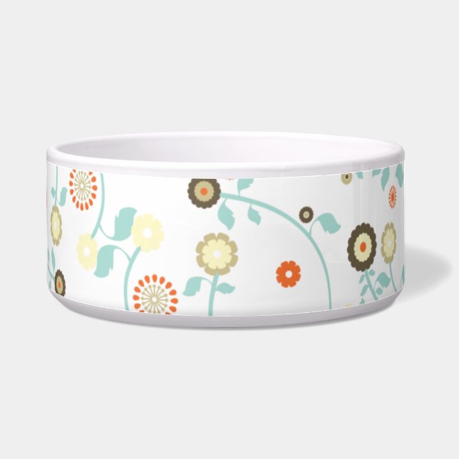 Blumenmuster girly Chic Mod der Frühlings-Blumen Napf (Links)
