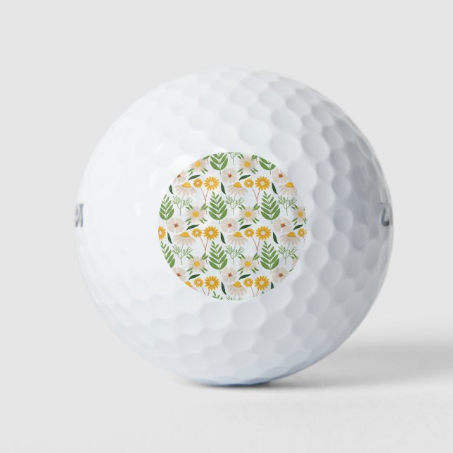 Blumenmuster Golfball (Vorderseite)