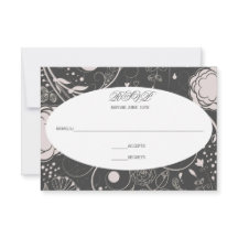 Blumenmuster Grau/Weiß - UAWG