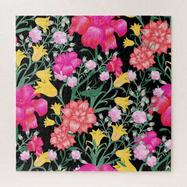 Blumenmuster Große Blume Muster (Vertikal)