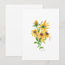 Blumenmuster-Grußkarte