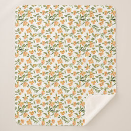 Blumenmuster Honeysuckle-Blume Sherpadecke
