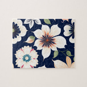 Blumenmuster Hübsche Pastellfarben Weiße Blumen