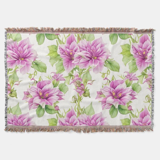 Blumenmuster I Lima Blume Decke (Vorderseite)