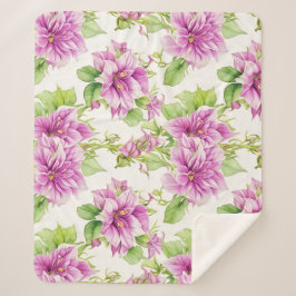 Blumenmuster I Lima Blume Sherpadecke