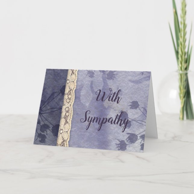 Blumenmuster Imitate verleihen großen Schriftart S Karte (Vorderseite)