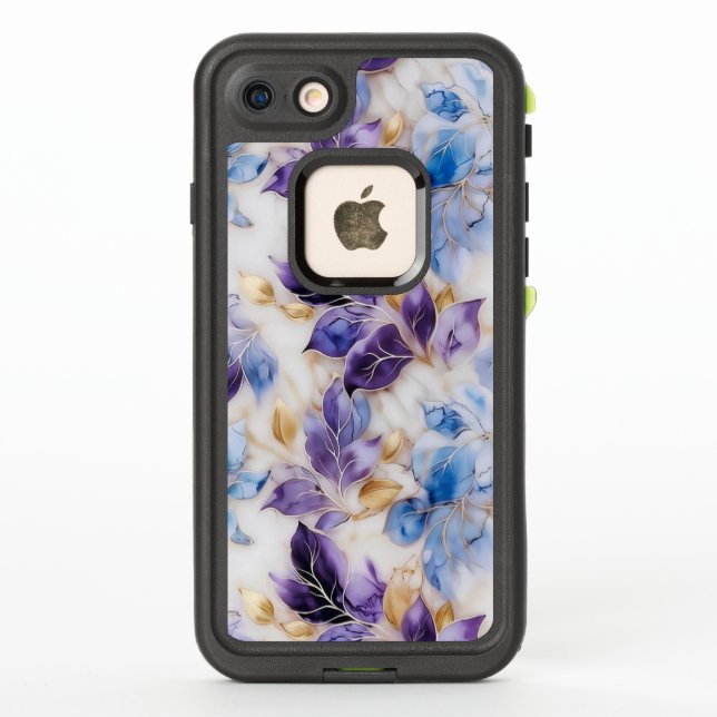Blumenmuster iPhone 5/5s Hülle – Stylischer Schutz (Rückseite)