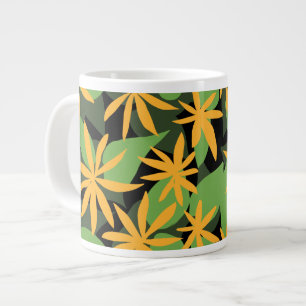 Blumenmuster Jumbo-Tasse