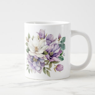 Blumenmuster Jumbo-Tasse