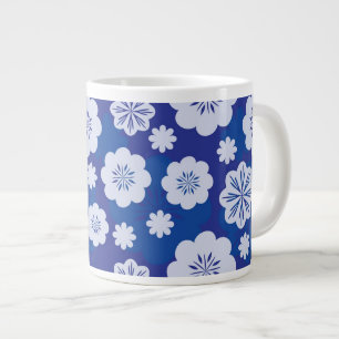Blumenmuster Jumbo-Tasse