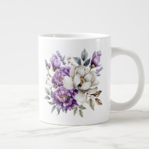 Blumenmuster Jumbo-Tasse