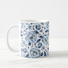 Blumenmuster Kaffeetasse